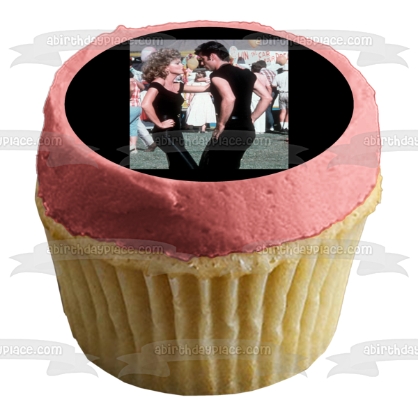 Grease Sandy Danny Dancing Edible Cake Topper Image ABPID53007