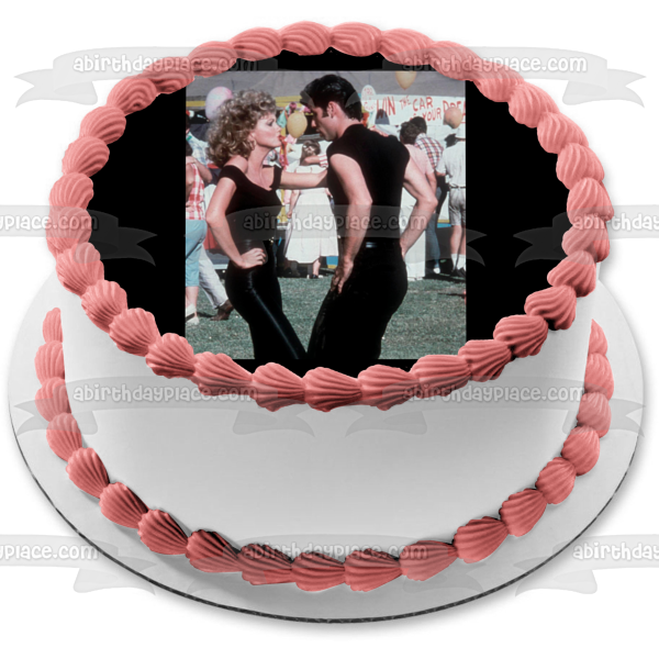 Grease Sandy Danny Dancing Edible Cake Topper Image ABPID53007