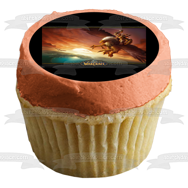 Imagen comestible para decoración de tarta de World of Warcraft MMO Gaming Gryffon enano ABPID52801 