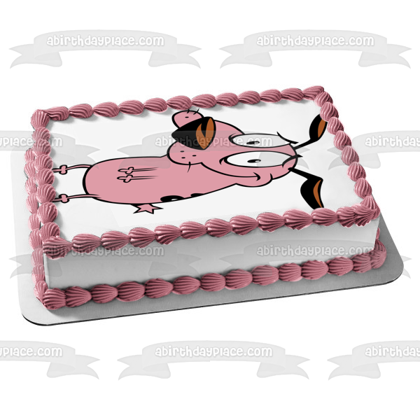 Courage the Cowardly Dog Edible Cake Topper Image ABPID52808