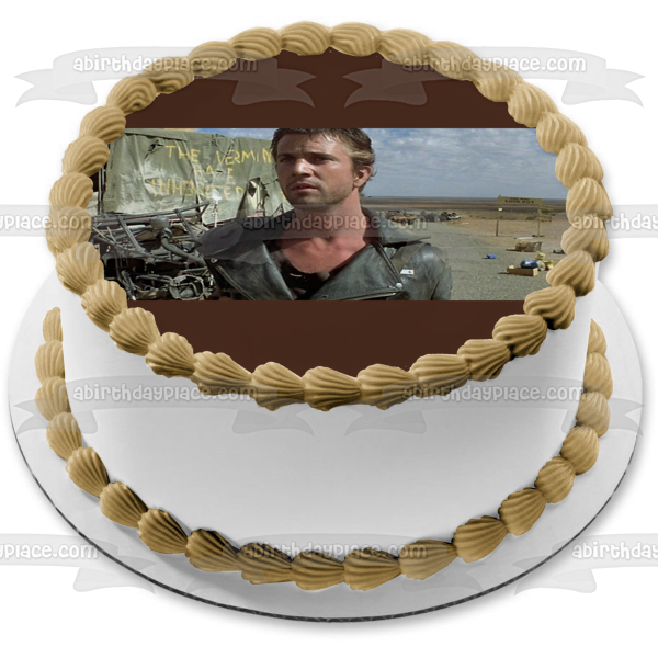 Mad Max Mel Gibson película clásica decoración comestible para tarta imagen ABPID52839 