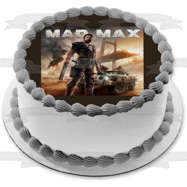 Póster del videojuego Mad Max Imagen comestible para decoración de tarta ABPID52840 