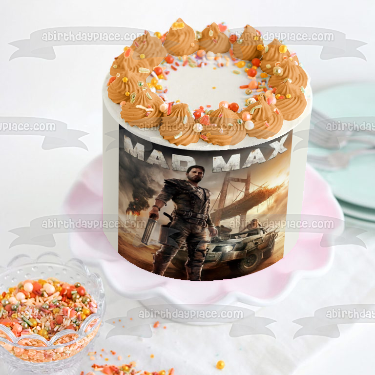 Póster del videojuego Mad Max Imagen comestible para decoración de tarta ABPID52840 