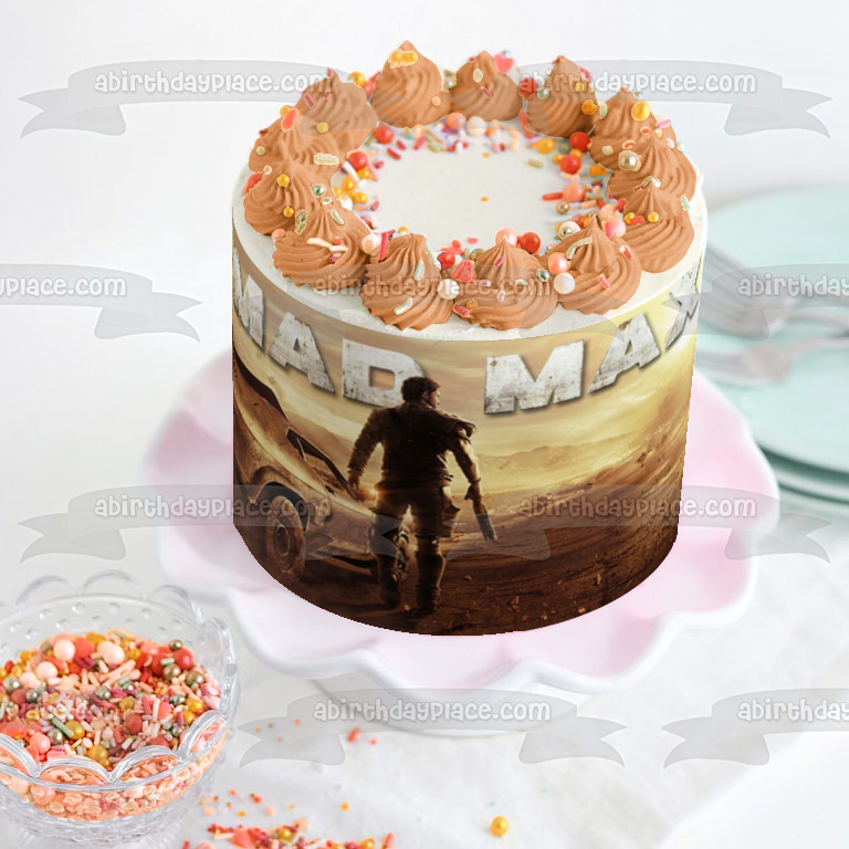 Póster del videojuego Mad Max Imagen comestible para decoración de tarta ABPID52841 