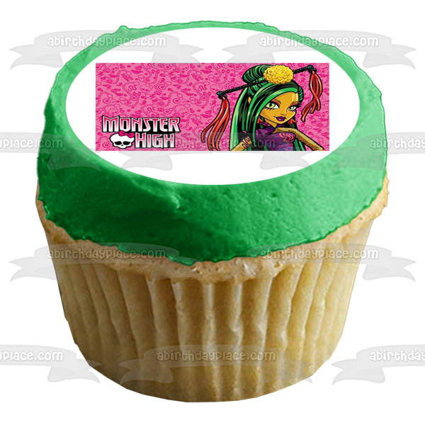 Adorno comestible largo para tarta Monster High Jinafire Imagen ABPID52849 