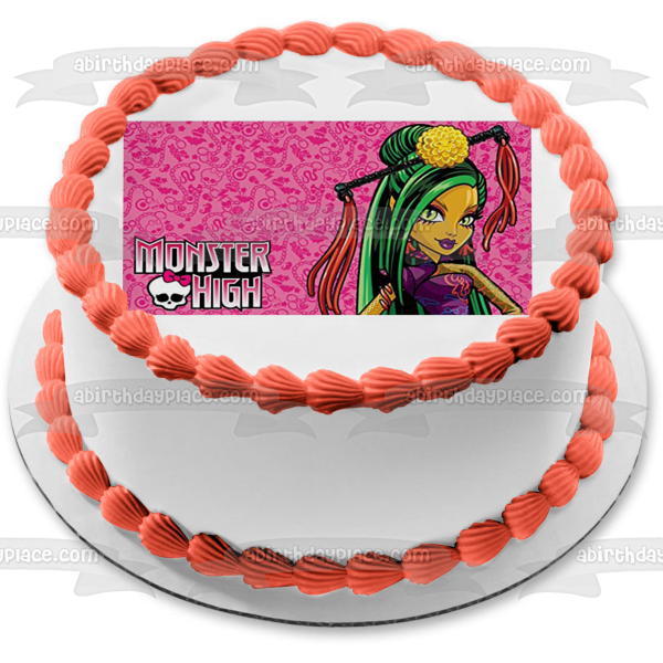 Adorno comestible largo para tarta Monster High Jinafire Imagen ABPID52849 