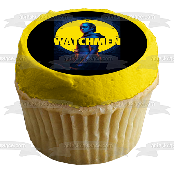 Póster de la serie Watchmen TV Show Hbo Sister Night, decoración comestible para tarta, imagen ABPID52881 