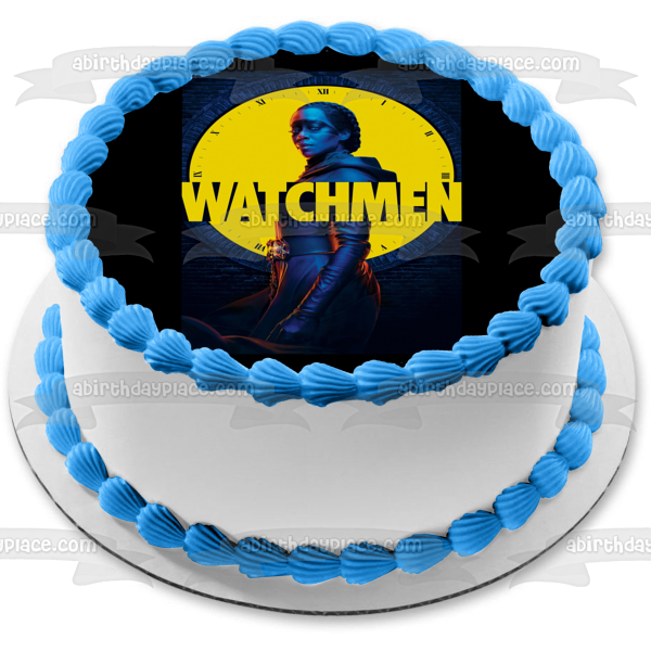 Póster de la serie Watchmen TV Show Hbo Sister Night, decoración comestible para tarta, imagen ABPID52881 