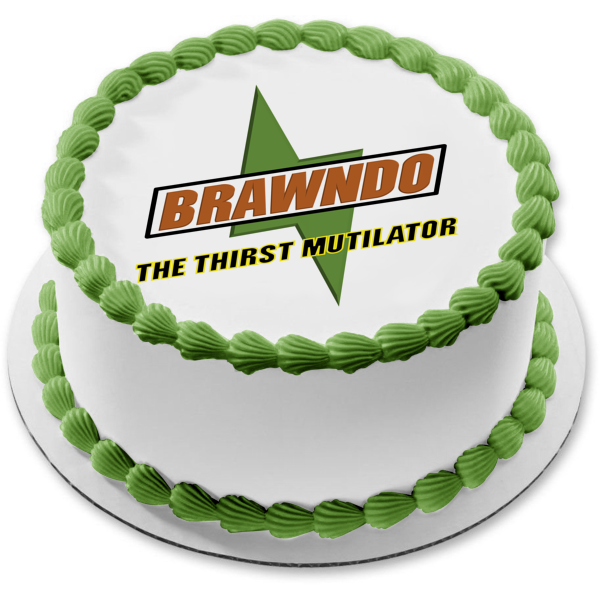 Idiocracy Movie Satire Comedy Brawndo Edible Cake Topper Image ABPID53203