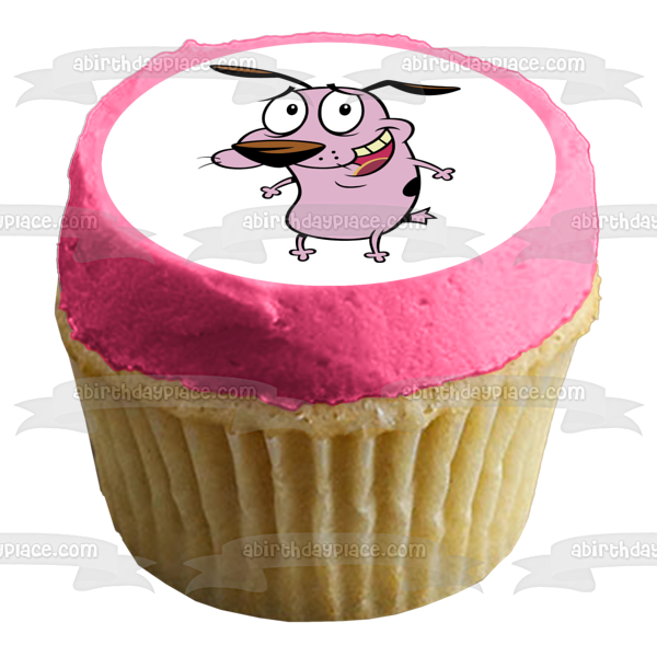 Courage the Cowardly Dog Cartoon Network Animated TV Show Edible Cake Topper Image ABPID53205