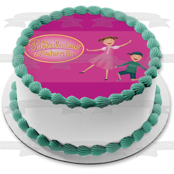 PBS Kids Pinkalicious & Peterrific Edible Cake Topper Image ABPID53331