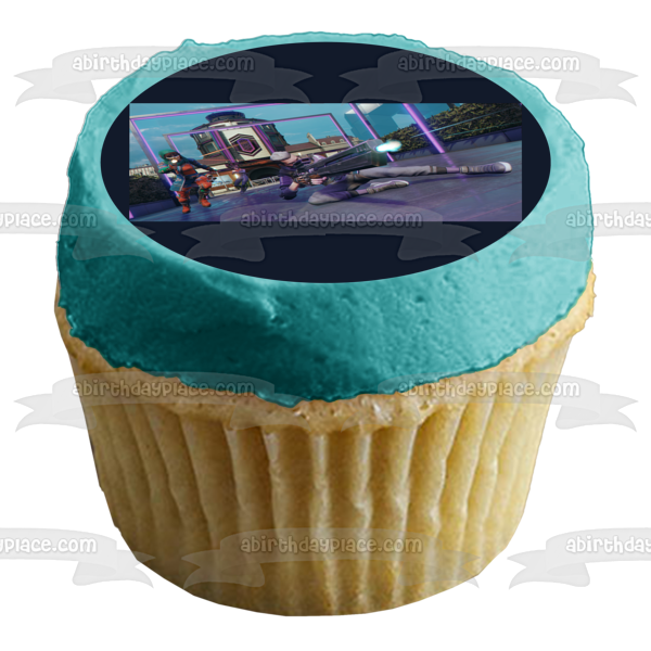 Ubisoft Hyper Scape Multijugador Battle Royale Shooter Videojuego Edible Cake Topper Imagen ABPID53346 