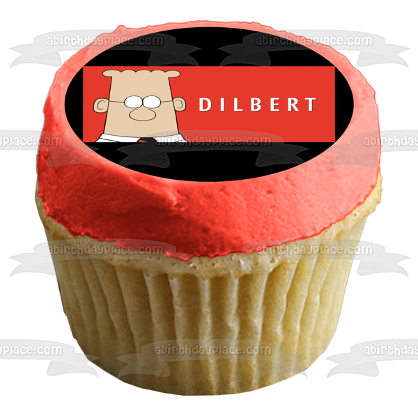 Dilbert Comic Cartoon TV Show Office Humor Edible Cake Topper Image ABPID53234