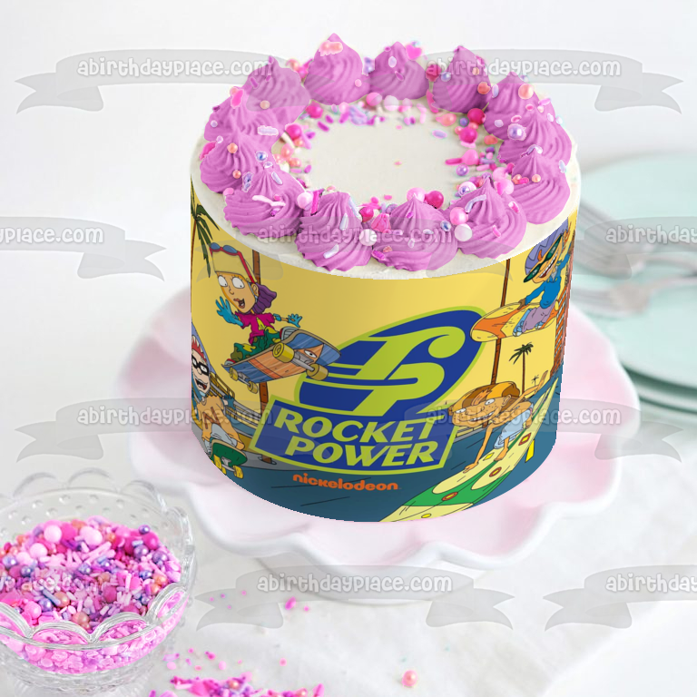 Nickelodeon Rocket Power Sam Otto Regina Maurice Imagen comestible para tarta ABPID53240 