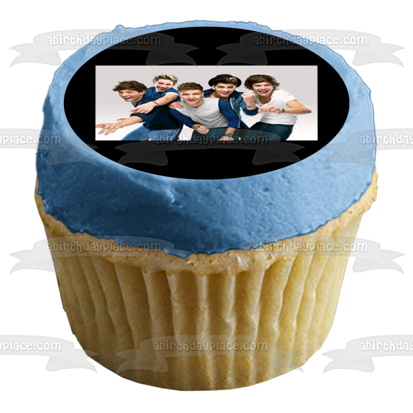 Banda de música One Direction Harry Zayn Louis Niall Liam Imagen comestible para tarta ABPID53241 