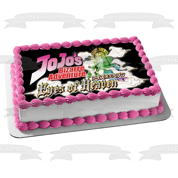 Jojo's Bizarre Adventure Eyes of Heaven Anime Animated TV Show Series Cartoon Edible Cake Topper Image ABPID53369