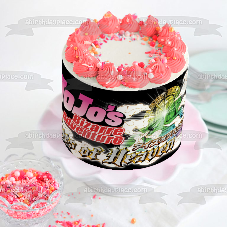 Jojo's Bizarre Adventure Eyes of Heaven Anime Animated TV Show Series Cartoon Edible Cake Topper Image ABPID53369