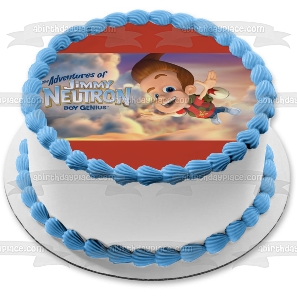 The Adventures of Jimmy Neutron Boy Genius Nickelodeon Cartoon Animated TV Show Edible Cake Topper Image ABPID53250