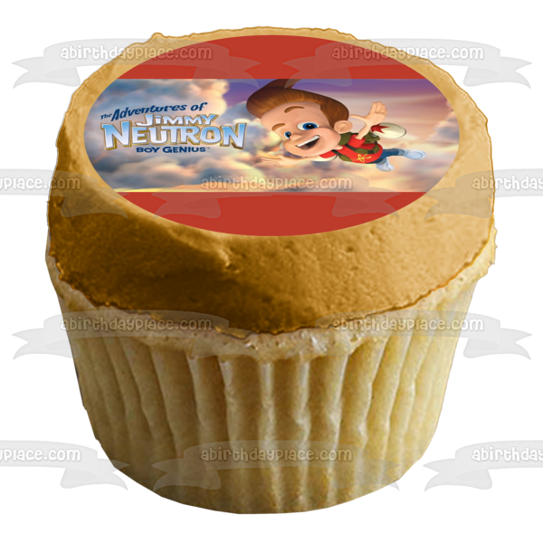 The Adventures of Jimmy Neutron Boy Genius Nickelodeon Cartoon Animated TV Show Edible Cake Topper Image ABPID53250