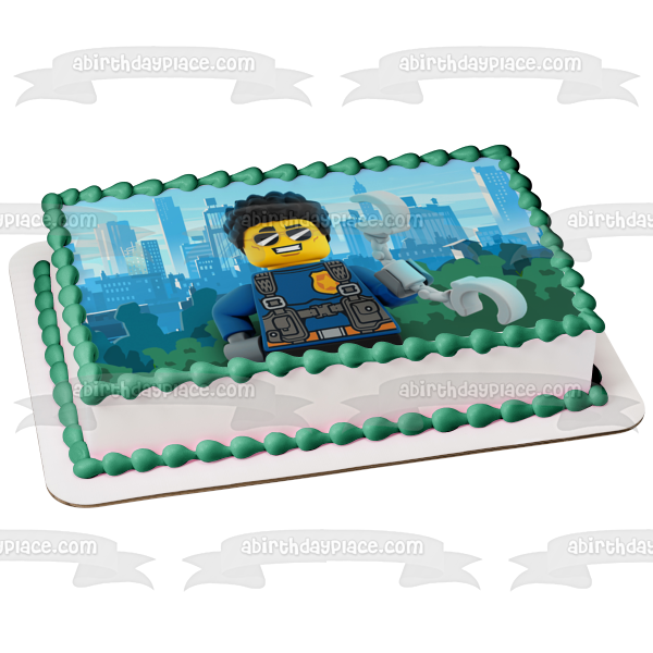 LEGO City Duke Edible Cake Topper Image ABPID56439