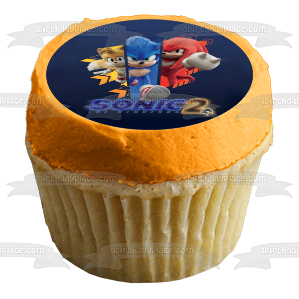 7.5 Inch Sonic the Hedgehog II 2022 RD Cake Topper - Round Edible