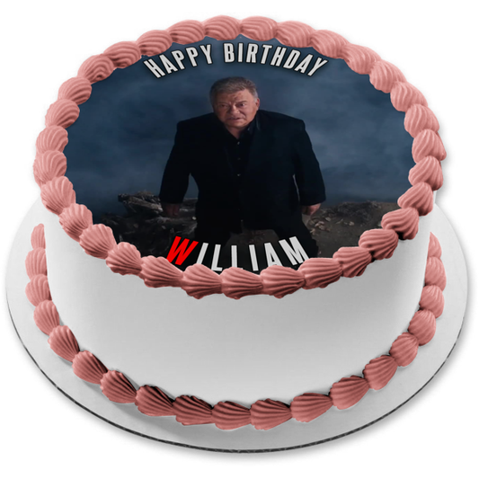 The Unxplained William Shatner History Channel Edible Cake Topper Image ABPID56457