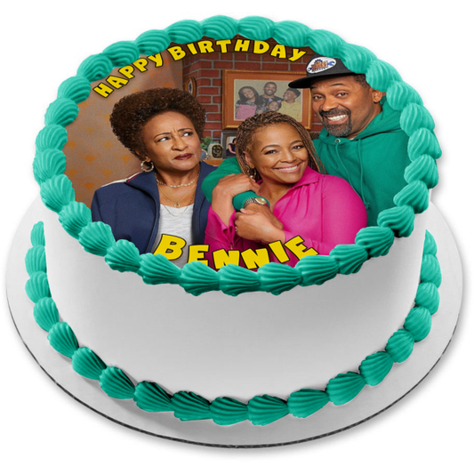 The Upshaws Bennie Lucretia Regina Edible Cake Topper Image ABPID56458