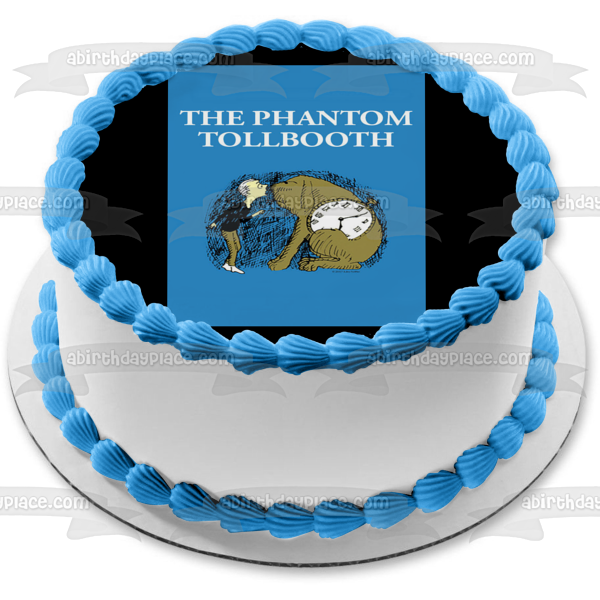 The Phantom Tollbooth Classic Literature Book Cover Norton Juster Milo Tock Edible Cake Topper Image ABPID53258