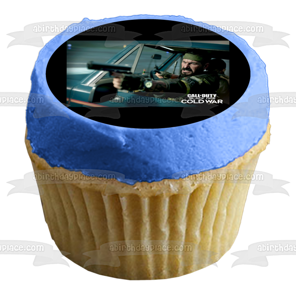 Call of Duty Black Ops Cold War Alex Mason Edible Cake Topper Image ABPID53264