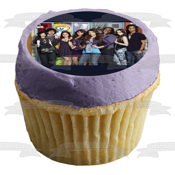 Nickelodeon Victorious TV Show Jade Cat Tori Beck Robbie Andre Imagen comestible para tarta ABPID53267 