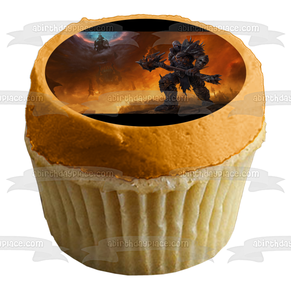 Adorno comestible para tarta de World of Warcraft: Shadowlands Lich King Imagen ABPID53392 