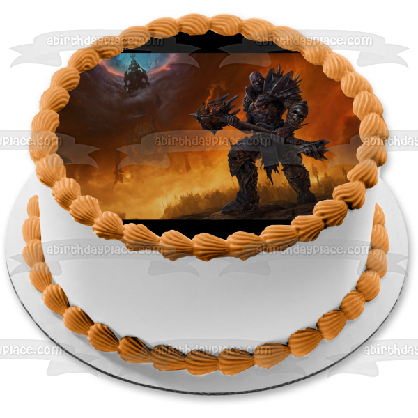 Adorno comestible para tarta de World of Warcraft: Shadowlands Lich King Imagen ABPID53392 