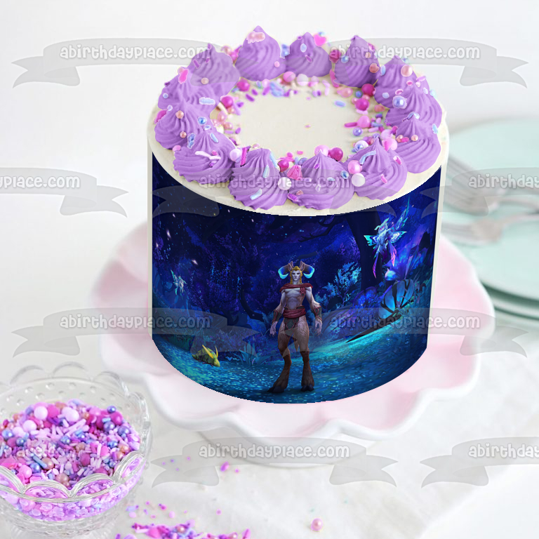 World of Warcraft Ardenweald Edible Cake Topper Image ABPID53395