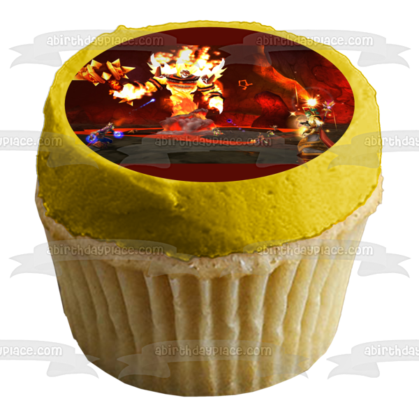 Imagen comestible para decoración de tartas de World of Warcraft Magma Boss ABPID53396 