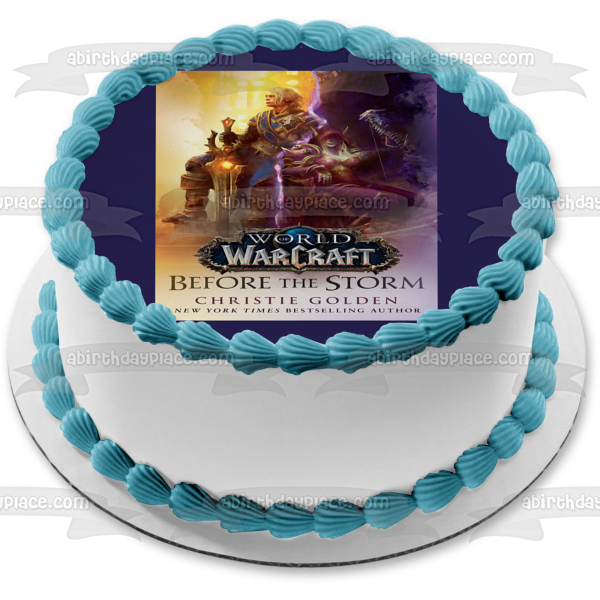 Antes de la tormenta (World of Warcraft): una novela cubierta de libro imagen comestible para decoración de tarta ABPID53397 