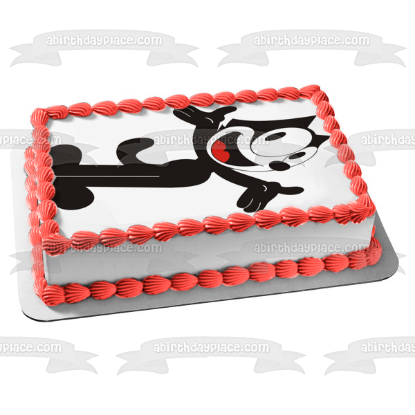 Felix the Cat Classic Cartoon Character Animated Edible Cake Topper Image ABPID53443