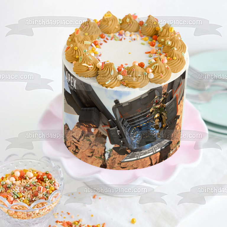 Apex Legends Bloodhound Edible Cake Topper Image ABPID53459