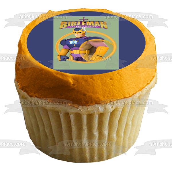 Imagen comestible para decoración de tarta de Bibleman, las aventuras animadas ABPID53773 