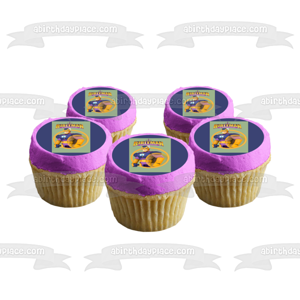 Imagen comestible para decoración de tarta de Bibleman, las aventuras animadas ABPID53773 