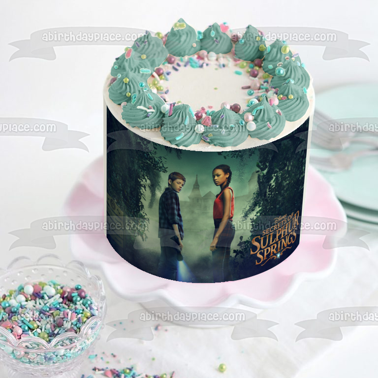 Imagen de decoración comestible para tarta de Disney Secrets of Sulphur Springs ABPID53775 