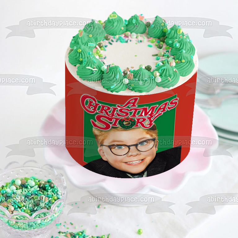 A Christmas Story Ralphie Christmas Special Edible Cake Topper Image ABPID53479