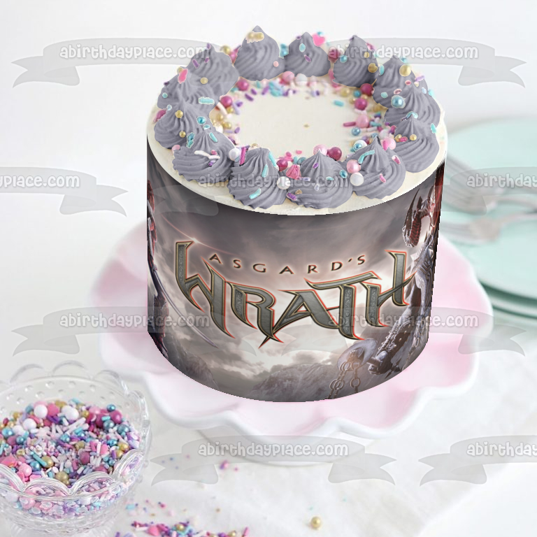 Asgard's Wrath Oculus Rift Virtual Reality Video Game Ingrid Edible Cake Topper Image ABPID53510