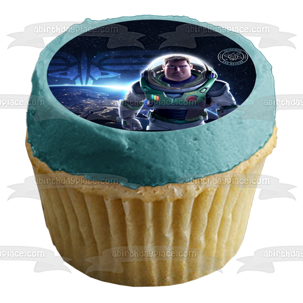 Disney Lightyear Buzz Lightyear Tierra y espacio exterior comestible decoración para tarta imagen ABPID56476 