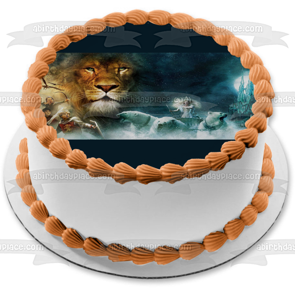 Crónicas de Narnia: El león, la bruja y el armario Póster de la película Adorno comestible para tarta Imagen ABPID53543 