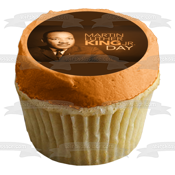 Imagen de decoración comestible para tarta del día de Martin Luther King Jr. ABPID53565 