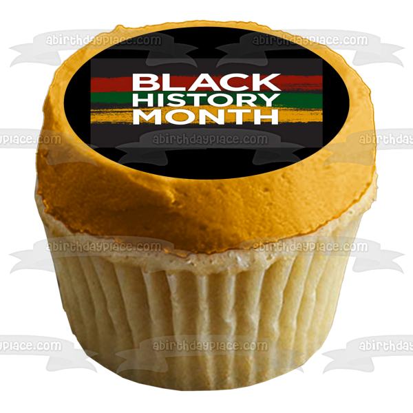 Black History Month Edible Cake Topper Image ABPID53568