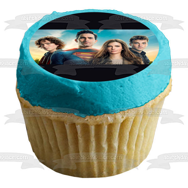 Imagen comestible para decoración de tarta de Superman y Lois Jon Jordan ABPID53853 