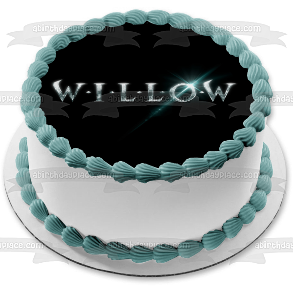 Willow Fantasy TV Show Series Póster Logo Decoración comestible para tarta Imagen ABPID53597 