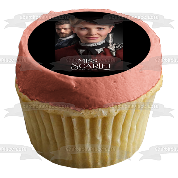 Miss Scarlet and the Duke Eliza Scarlet Detective Inspector William Wellington, The Duke Edible Cake Topper Image ABPID53885