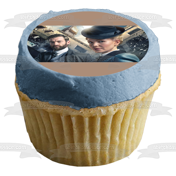 Miss Scarlet and the Duke Eliza Scarlet Detective Inspector William Wellington, The Duke Edible Cake Topper Image ABPID53886